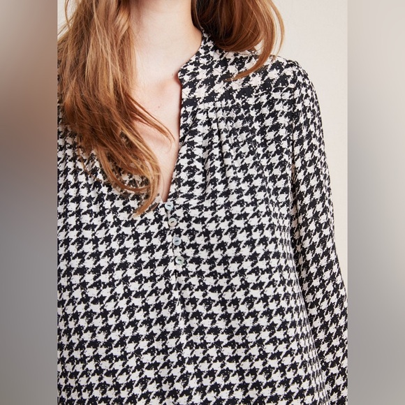 Anthropologie Maeve Sterling Houndstooth Tunic Dress - Picture 5 of 9